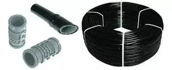 Manguera con gotero turbulento 4 L/hra / a cada 50 cm / 16mm / Calibre 35 mil / 400 mts