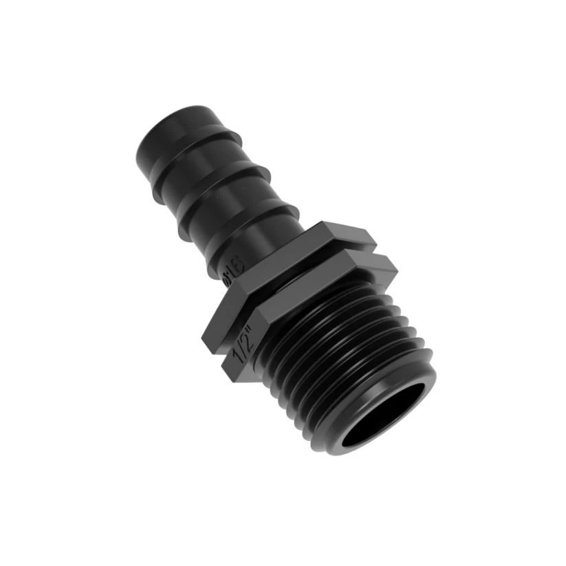 [CN-MH-1/2] CONECTOR 1/2 MACHO TUBING 16MM x 1/2