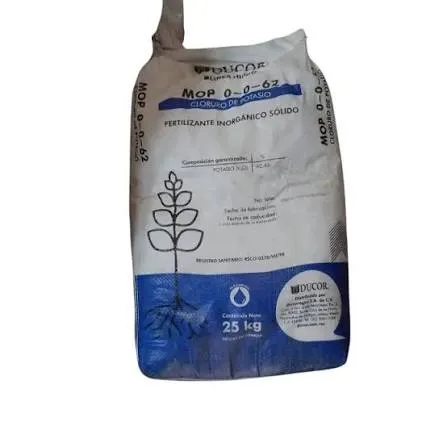 CLORURO DE POTASIO 25KG BULTO