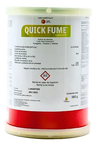 [820] QUICK-FUME (TARRO COMPLETO DE PASTILLAS PARA CURAR FRIJOL)